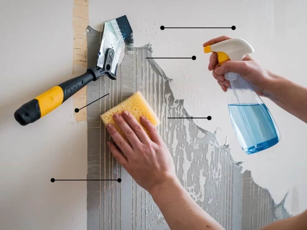 Jak skutecznie umyć tapetę na ścianie bez jej uszkodzenia